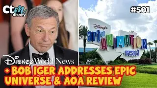 Disney News + Bob Iger Addresses Epic Universe & Art Of Animation Nemo Suite Review