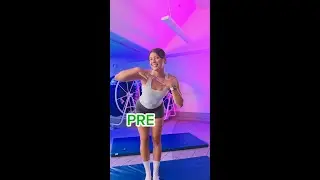 Pro Diver Brittany O'Brien warms up with Samsung