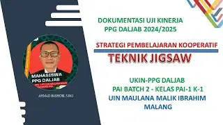 Vidio UKIN|Strategi Pembelajaran Kooperatif Teknik Jigsaw|Kelas 6 Bab 7.Iman Kepada Qada' dan Qadar