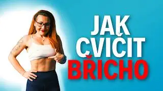 Jak cvičit BŘICHO bez zapojen&iacute; krčn&iacute; p&aacute;teře | TOP Cviky na BŘICHO |ABS | 6 min #core #břicho