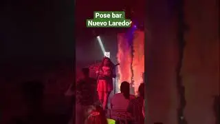 Pose bar nuevo Laredo Ana dalay  interpretando a gloria trevi
