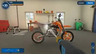 PowerWash Simulator -  Cleaning Filthy Dirt Bike With Jet Wash - Most Satisfying Video Ever!