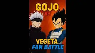 GOJO vs VEGETA ⚡ Ultimate Fan Battle Showdown! 🔥 Who Takes the Crown?!