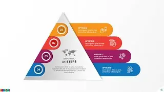 How To Design a Simple and Easy Pyramid Infographic For Beginners in Microsoft Office PowerPoint