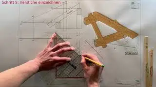 Austragung Gratsparren gleiche Dachneigung Video 3 | Bildungszentrum Holzbau Biberach