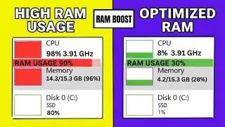How To Fix My Computer RAM Memory Is Full (How to Reduce High RAM Usage)