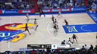 Davidson Wildcats vs. Kansas Jayhawks Full Game Highlights | College Basketball