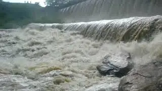 Water falls /over flow of pocharam dam