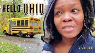 VANLIFE - Intro: Journey To Michigan in Short Bus Conversion (First Stop, Ohio State Park)