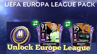 FIFA Mobile 21 Europe League Event unlock Bailey 95 and Lisakovic 91 GK!!!OMG !!