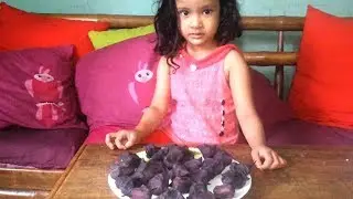 Tawshi Eating Trapa Natans | Enjoy family Fun ||