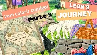 Finalizado! - Leon’s journey da Kanoko Egusa / colorindo com lápis de cor! 