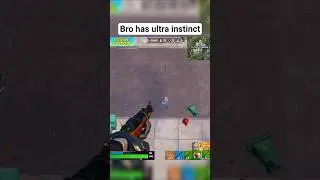 how did he do that!?😮 #ultrainstinct #fortnitesniping