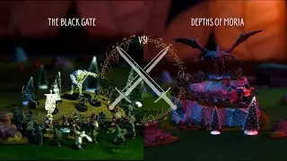MESBG Battle Report Depths of Moria Vs The Black Gate | Longest 600 point battle!