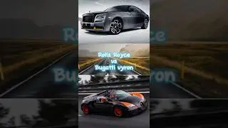 Rolls Royce🔥😍vs Bugatti vyron ☠️💥 #shortfeed #rolsroyce #bugattiveyron #like