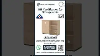 BIS Certification for Storage units | ISI Mark for Storage units | IS 17634:2022  | +919643048986