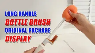 Let's OPEN!📦3 in 1 bottle cleaning brush #kitchengadgets #bottlebrush #cleaningbrush #amazon