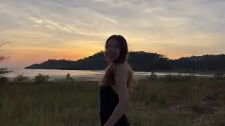 Solo Girl Camping on the Beach🏝️