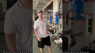 machine can manufacture various fan guard#makingfan#Indaustrialfan#wireforming#metalformingmachine