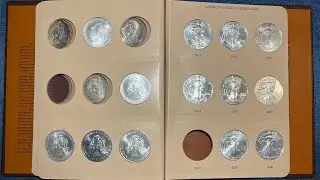 AMERICAN EAGLE SILVER DOLLARS DANSCO ALBUM FILL!