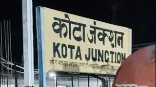 Night Train Announcement at KOTA JUNCTION