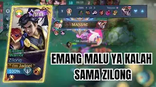 MANIAC!! ZILONG BIKIN EXP MUSUH MALU SAMPAI NYERAH | MLBB
