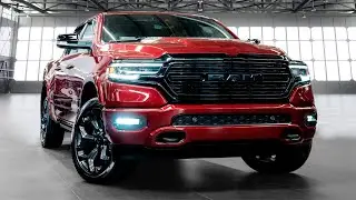 Ram 1500 Limited 2023 red pearl night edition - in depth Walkaround