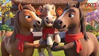 DMEDIA 3D A lovely baby horse and a heartwarming trip home to celebrate Tết Happy New Year 2026 4K