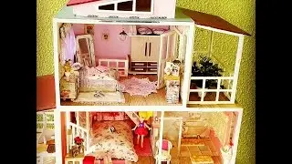VAMOS BRINCAR DE CASINHA DE BONECAS - MUITOS MÓVEIS E MINIATURAS