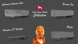 GREAT DANE TRAILERS COLLECTION v1.0 ATS 1.50.x (ATSMOD)