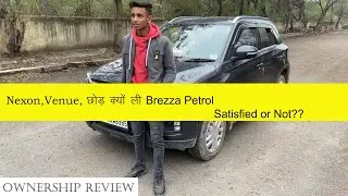 Maruti Suzuki Vitara Brezza Petrol  Ownership Review | Brezza 2022 || Akash Chahar