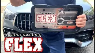 BumperBully FLEX - License Plate Frame + Bumper Guard