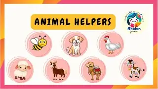 Animal Helpers Song | Learn How Animals Help Us | Educational Song for Kids #preschool #singalongs