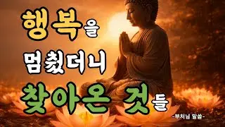 평생 행복을 찾아 헤맨 당신에게  /부처님 말씀/조용한 위로/노년의 지혜