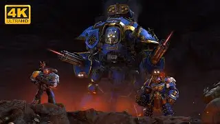 Space Marines vs Orks - No Limit Mod - Gameplay Video - 4K Quality - Warhammer 40K Dawn Of War 3