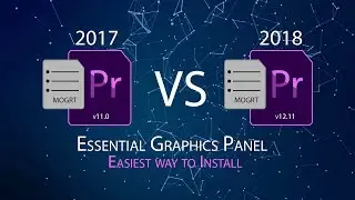 Easiest Way to Install & Customize Essential Graphics folders or Libraries 2017-2018 Premiere