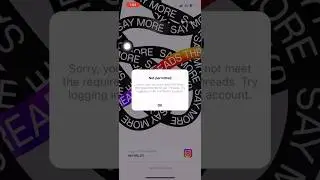 Не разрешено использовать приложение Instagram Threads | для использования приложения Threads тре...