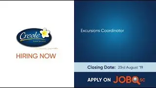 JOBO's Latest Jobs Listing on 19th August 2019