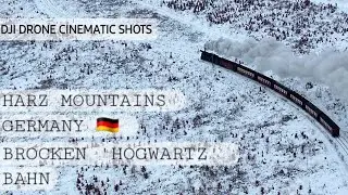 HARZ MOUNTAINS,  GERMANY 🇩🇪○ DJI DRONE CINEMATIC SHOTS ● BROCKEN BAHN,  WERNIGERODE ■