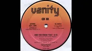 CD III - And you know that (Vocal)