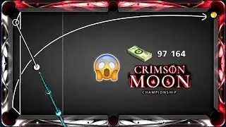 8 Ball Pool - FABULASTIC TRICKSHOT in Crimson Moon CHAMPIONSHIP - TOP 100 Rank 97K Cash GamingWithK
