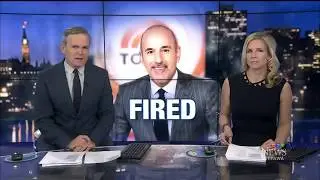Matt Lauer fired by NBC News over 