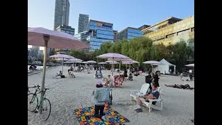 Sugar Beach Tour Downtown Toronto On Sunday Evening