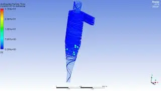 Cyclone Separator Simulation- Case 2b (Varying Particle Diameter)