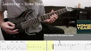 Lakeview - Home Team (guitar cover + tabs)