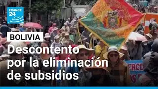 Reducción de los subsidios a los combustibles provoca indignación y caos en Bolivia • FRANCE 24
