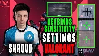 Shroud Valorant Settings Sensitivity Keybinds Crosshair and Setup Updated 2021