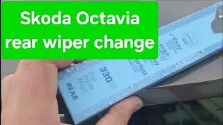 How to change Skoda Octavia rear wiper