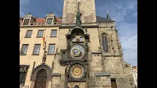 Prague Astronomical Clock Night display, Old Town Hall