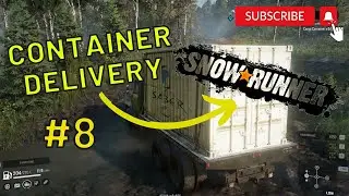 SNOWRUNNER Gameplay #8 |Container Delivery| |TRACK VORON D-53233|